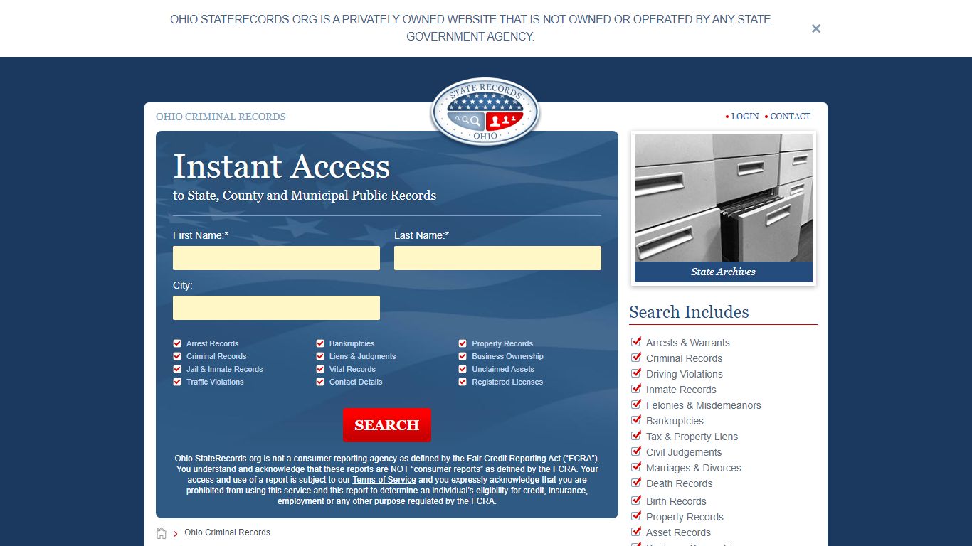Ohio Criminal Records Online | StateRecords.org